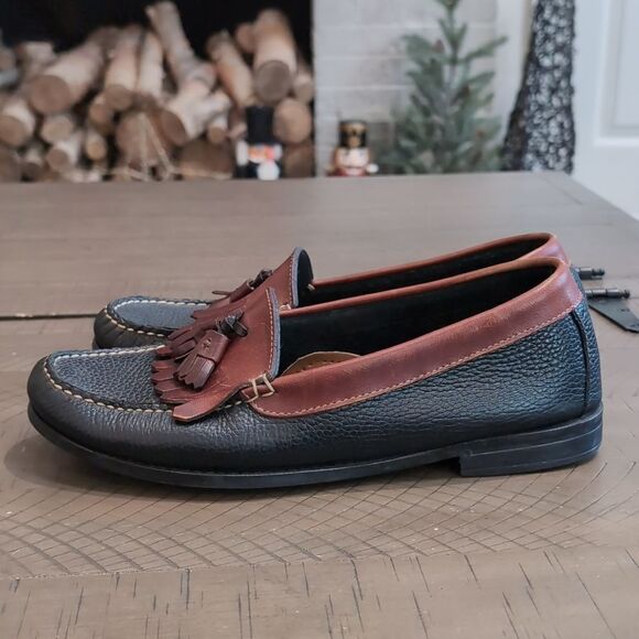 GH Bass & Co Weejuns Calhoun Leather Penny Loafers Shoes Sz 9 D main image 6